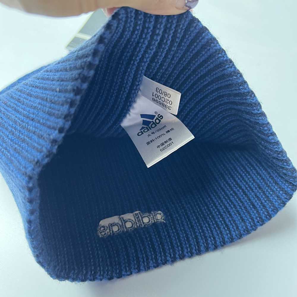 Adidas Winter Beanie Hat Coloured Cable Knit 56-5… - image 4