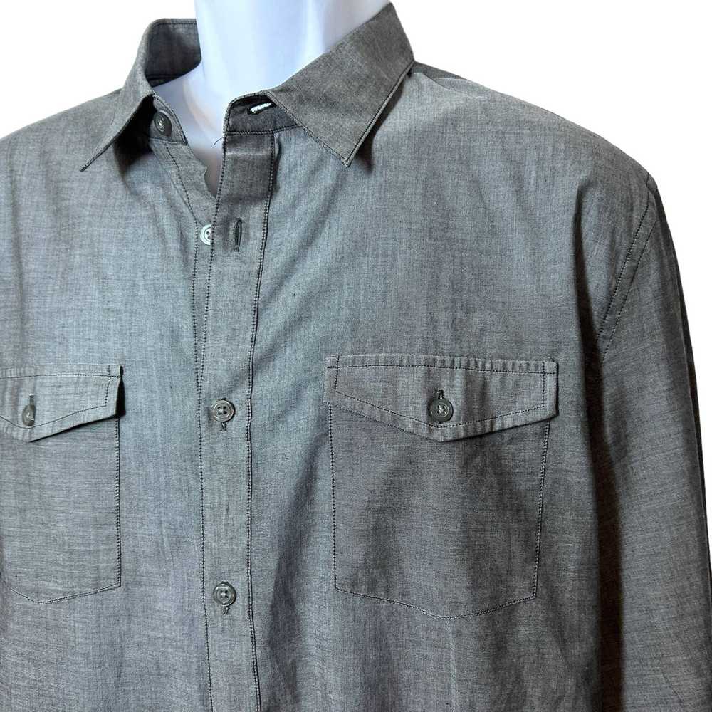 John Varvatos John Varvatos USA Gray Roll up Tab … - image 10