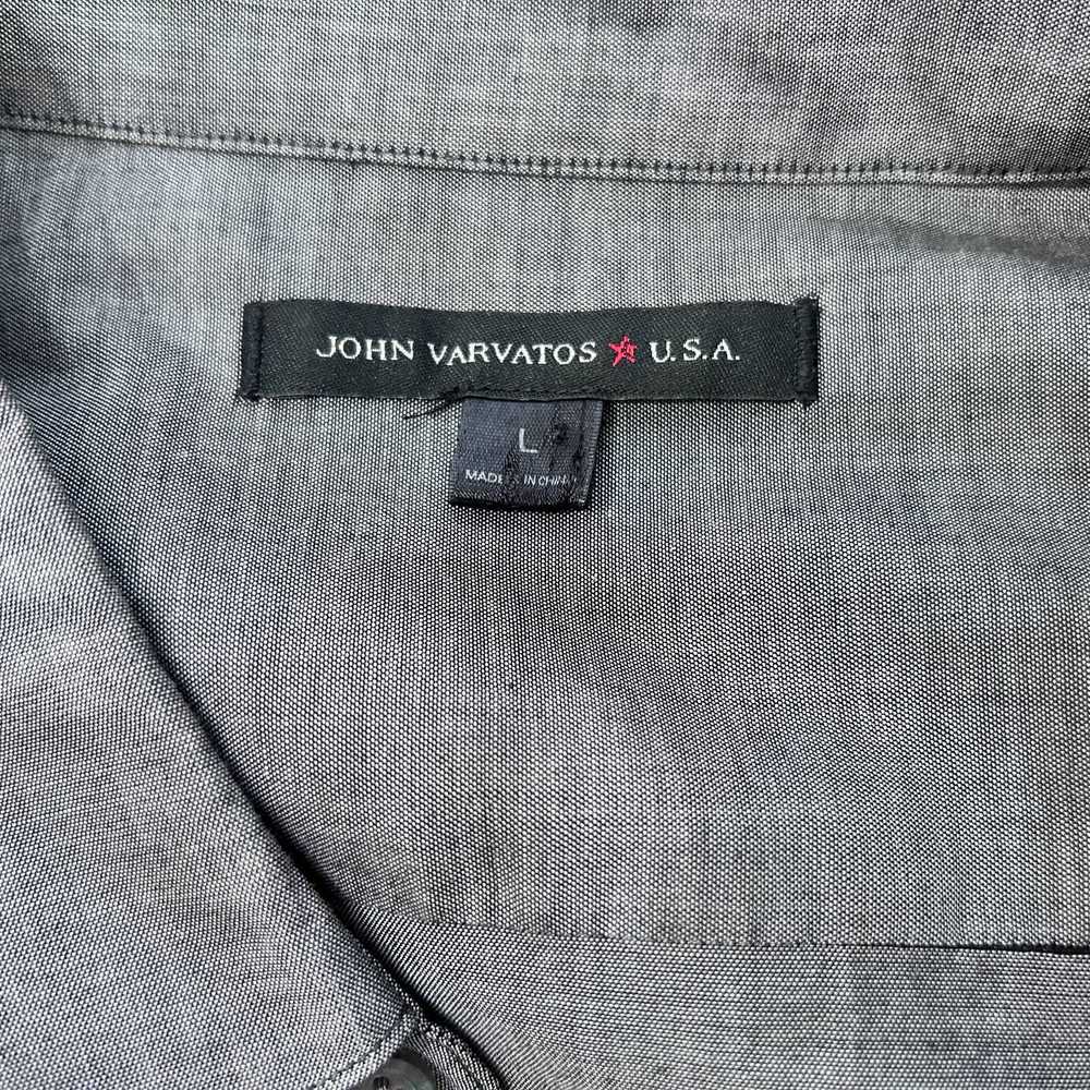 John Varvatos John Varvatos USA Gray Roll up Tab … - image 12