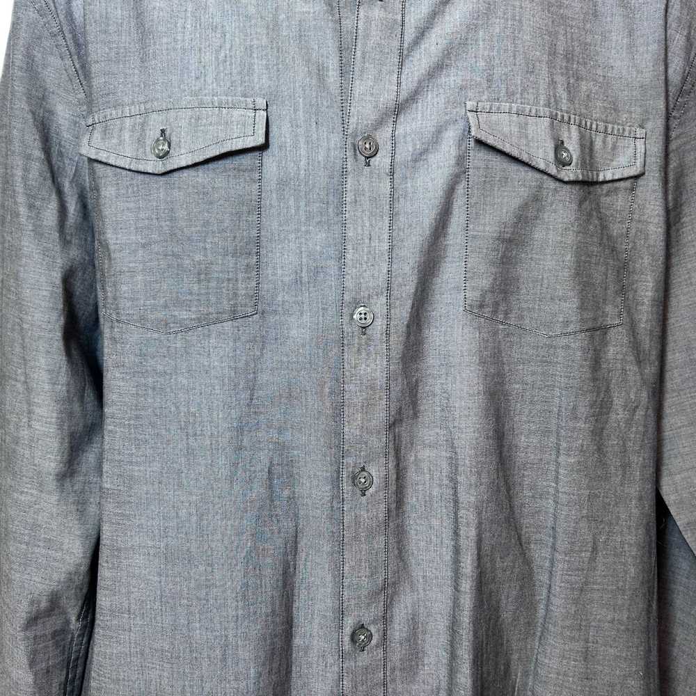 John Varvatos John Varvatos USA Gray Roll up Tab … - image 4