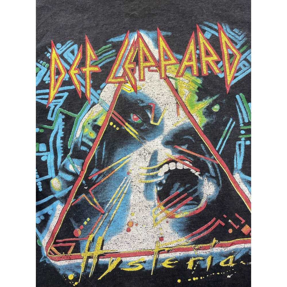 Brockum Def Leppard 1987 Hysteria Band Concert T-… - image 3