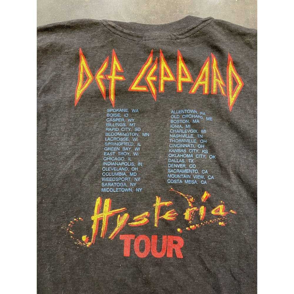 Brockum Def Leppard 1987 Hysteria Band Concert T-… - image 8