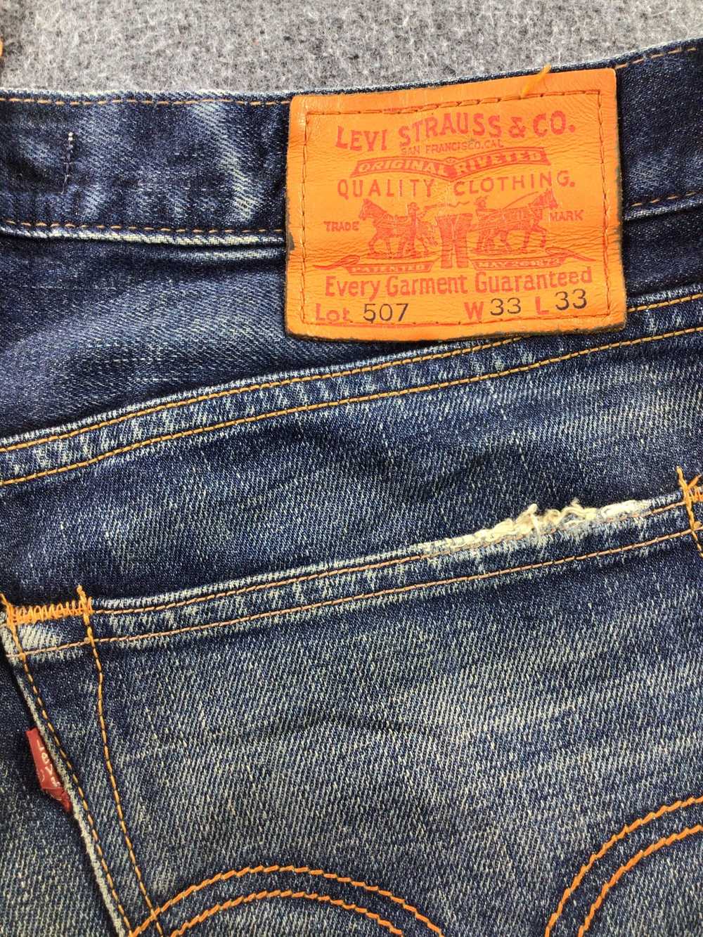 Levi's × Vintage Vintage Levis 507 Jeans-JM376 - image 7