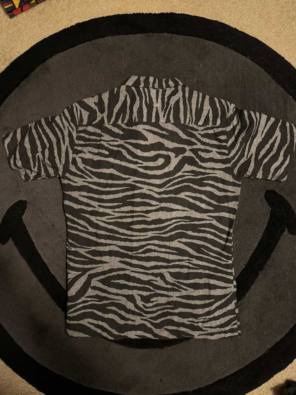 Freshjive Freshjive Zebra Pattern Button Up Shirt - image 2