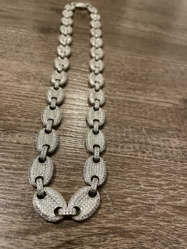 925 Silver × Streetwear Silver Gucci link chain