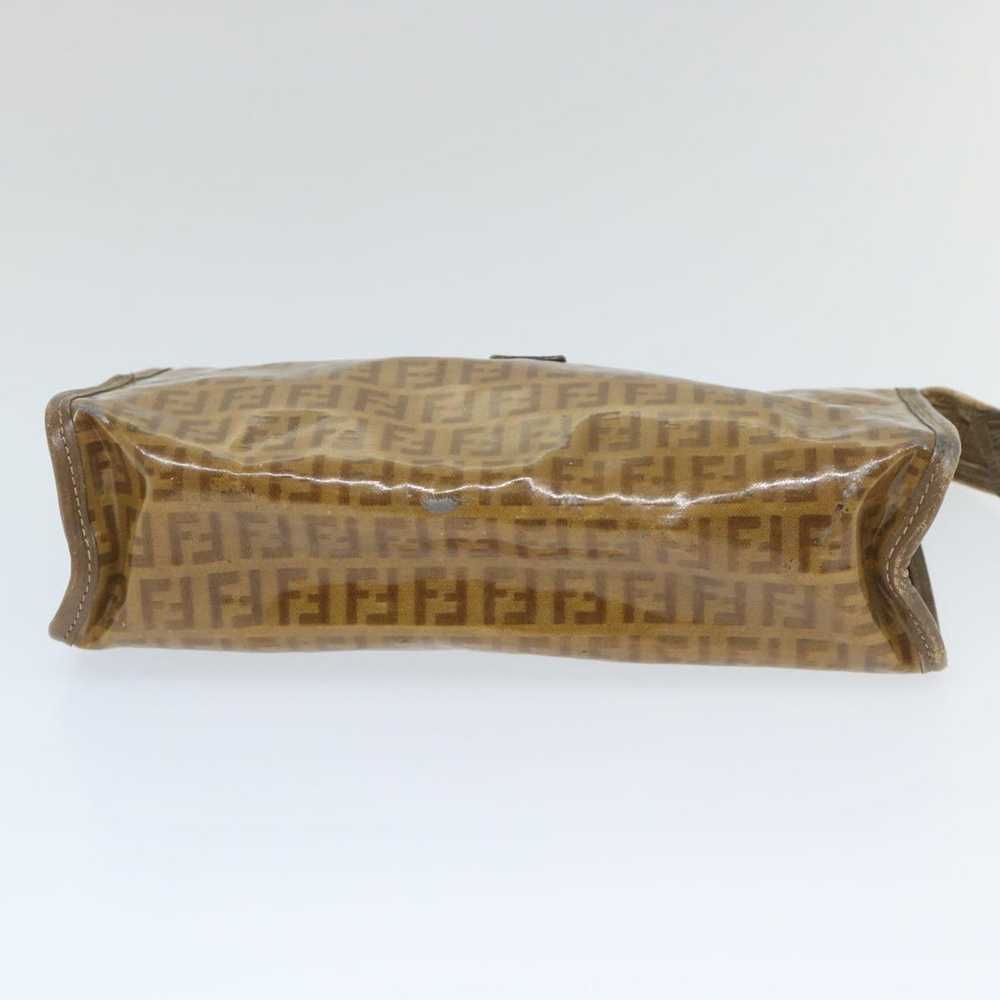Fendi FENDI Zucchino Canvas Clutch Bag Coated Can… - image 8