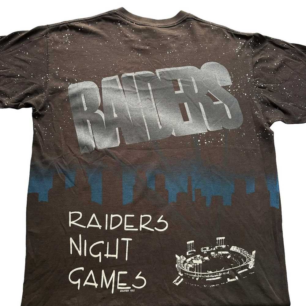 Starter Vintage 1992 Starter Raiders Night Games … - image 4