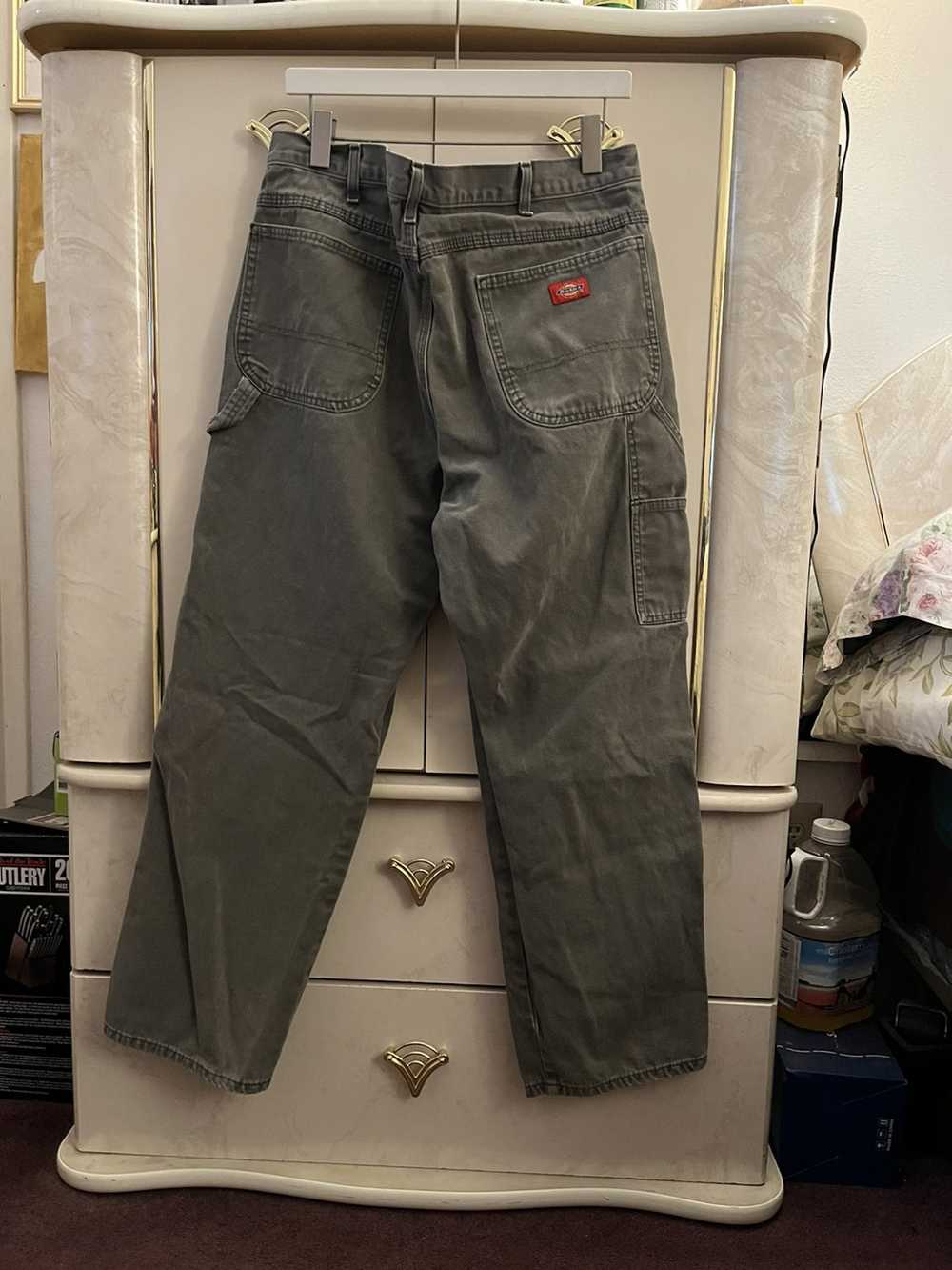 Dickies × Vintage Y2K Dickies olive carpenter pan… - image 2