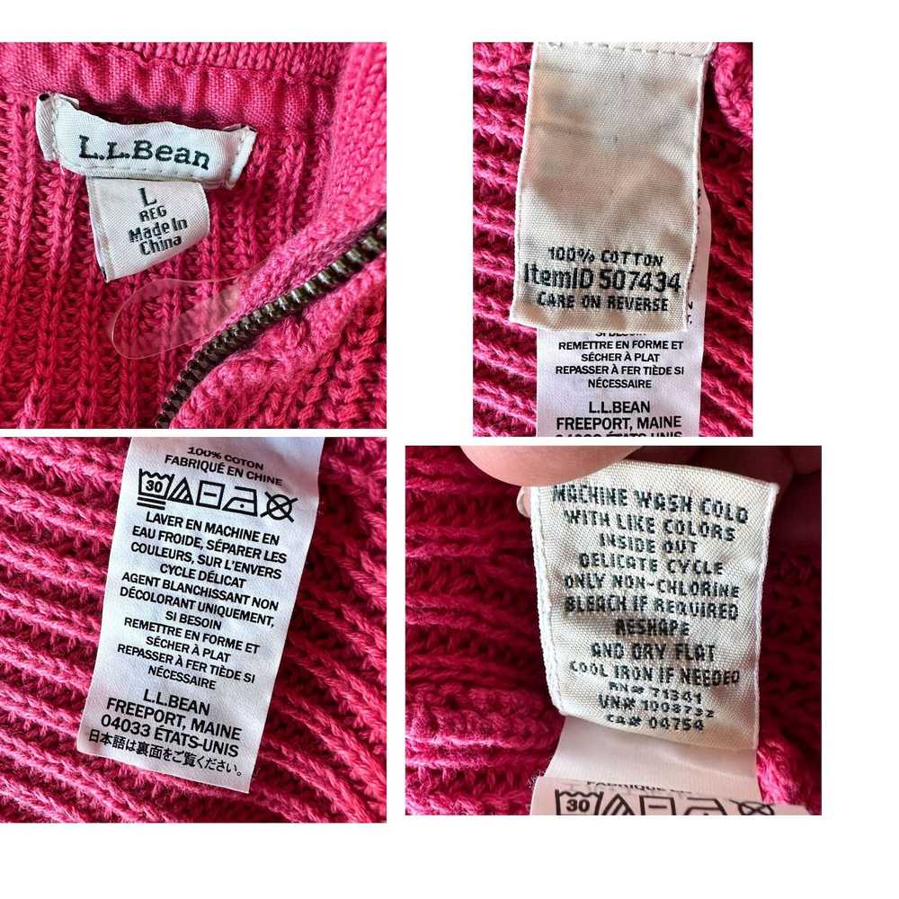 L.L. Bean × Vintage VTG LL Bean Cardigan Large Fr… - image 12