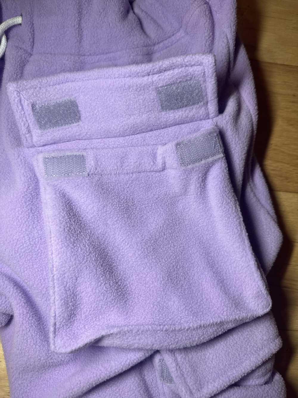 Custom Purple Cargo Sweatpants - image 5