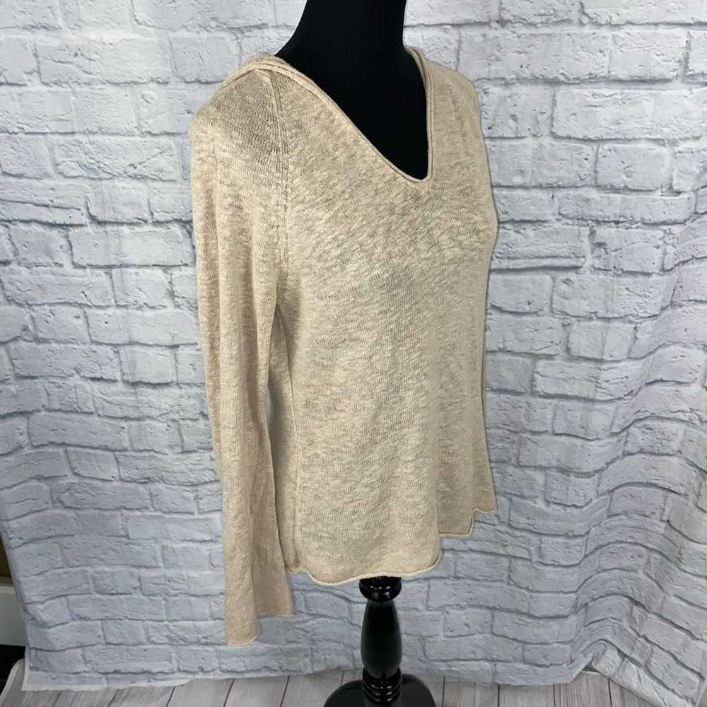 Other Pria women M linen cotton blend sweater vne… - image 4