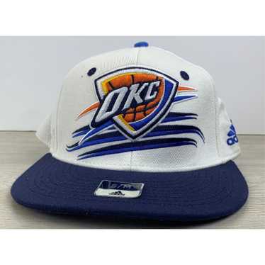 Adidas Oklahoma City Thunder Small Medium Hat Whi… - image 1