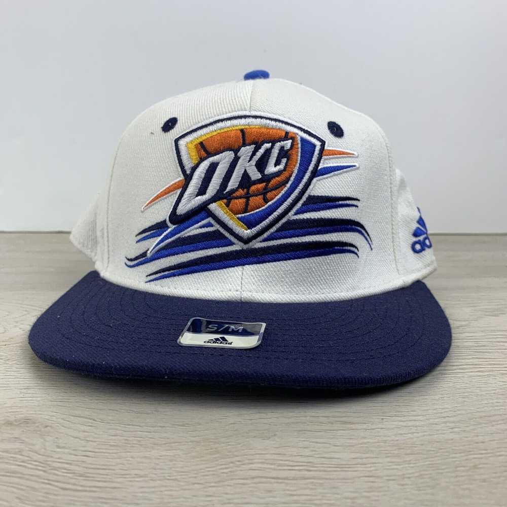 Adidas Oklahoma City Thunder Small Medium Hat Whi… - image 2