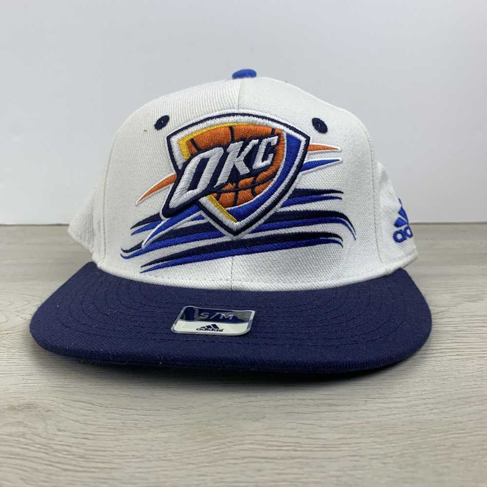 Adidas Oklahoma City Thunder Small Medium Hat Whi… - image 3