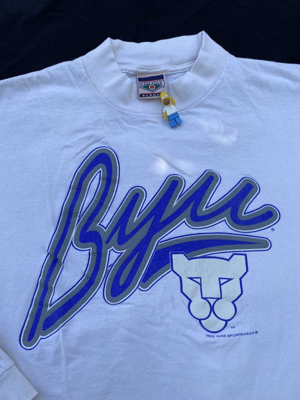 Vintage 80’s BYU Cougars Long Sleeve Shirt - image 2