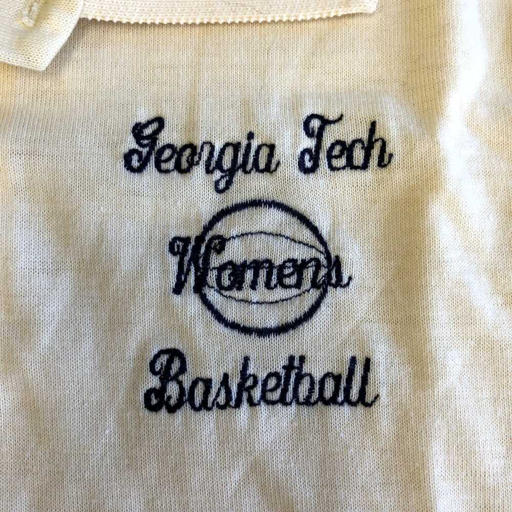 Hanes 70's Hanes Yellow Georgia Tech Womens BASKE… - image 2