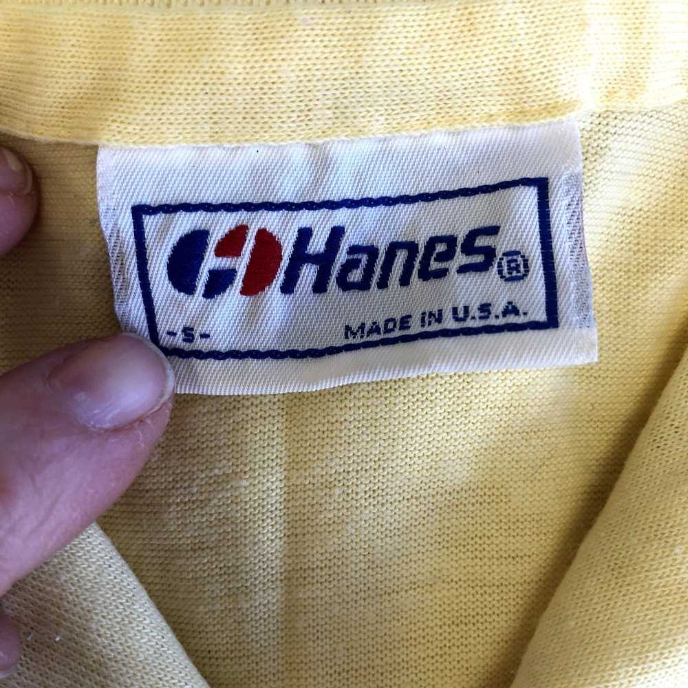 Hanes 70's Hanes Yellow Georgia Tech Womens BASKE… - image 5