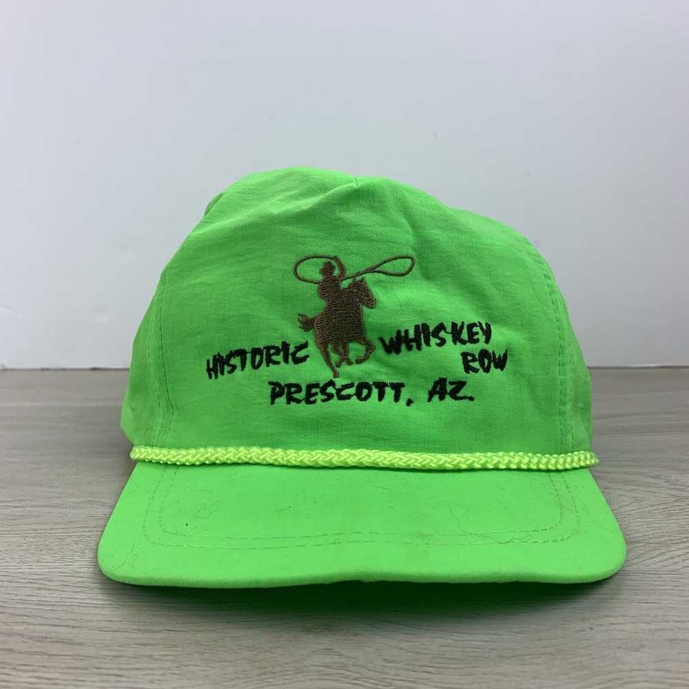 Other Historic Whiskey Row Hat Snapback Green Pre… - image 2