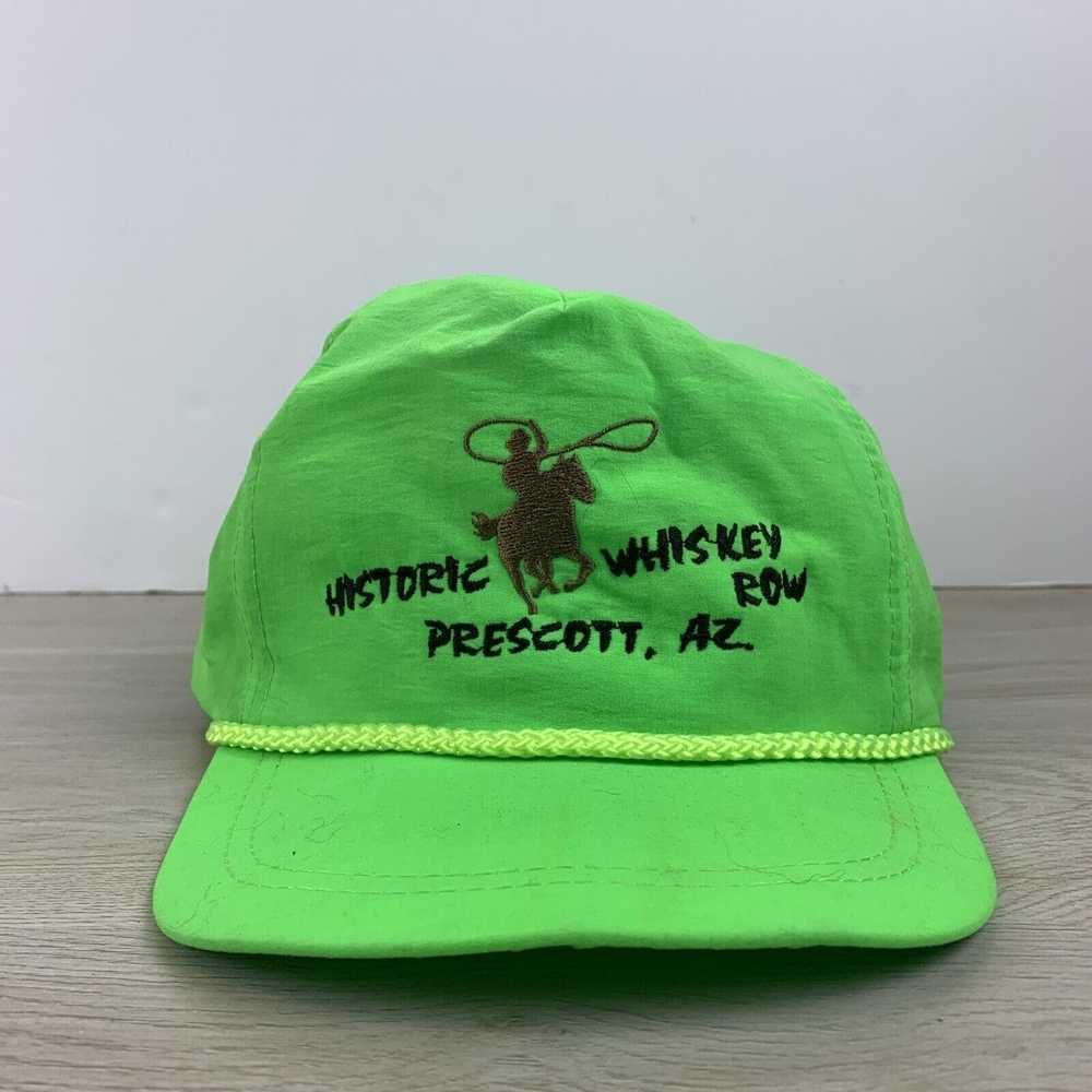 Other Historic Whiskey Row Hat Snapback Green Pre… - image 3