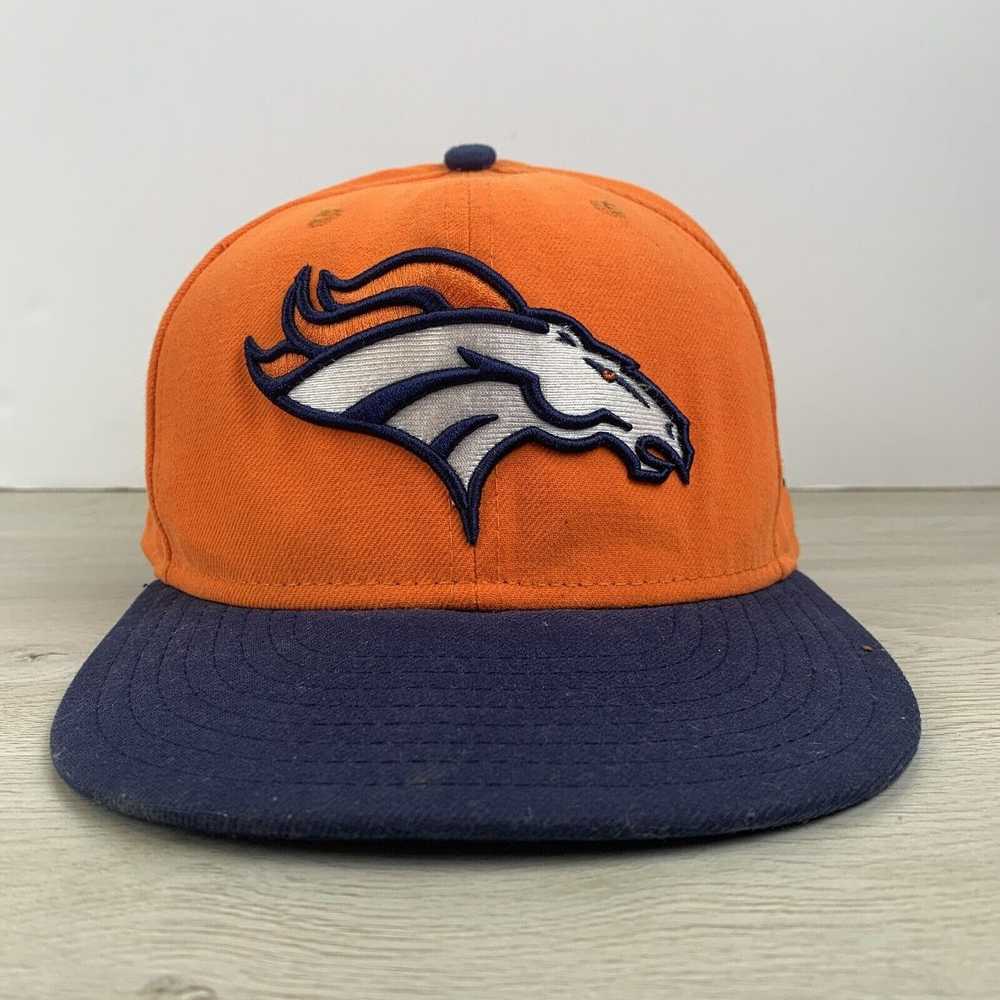 New Era Denver Broncos 7 1/4 Fit Hat Orange New E… - image 2
