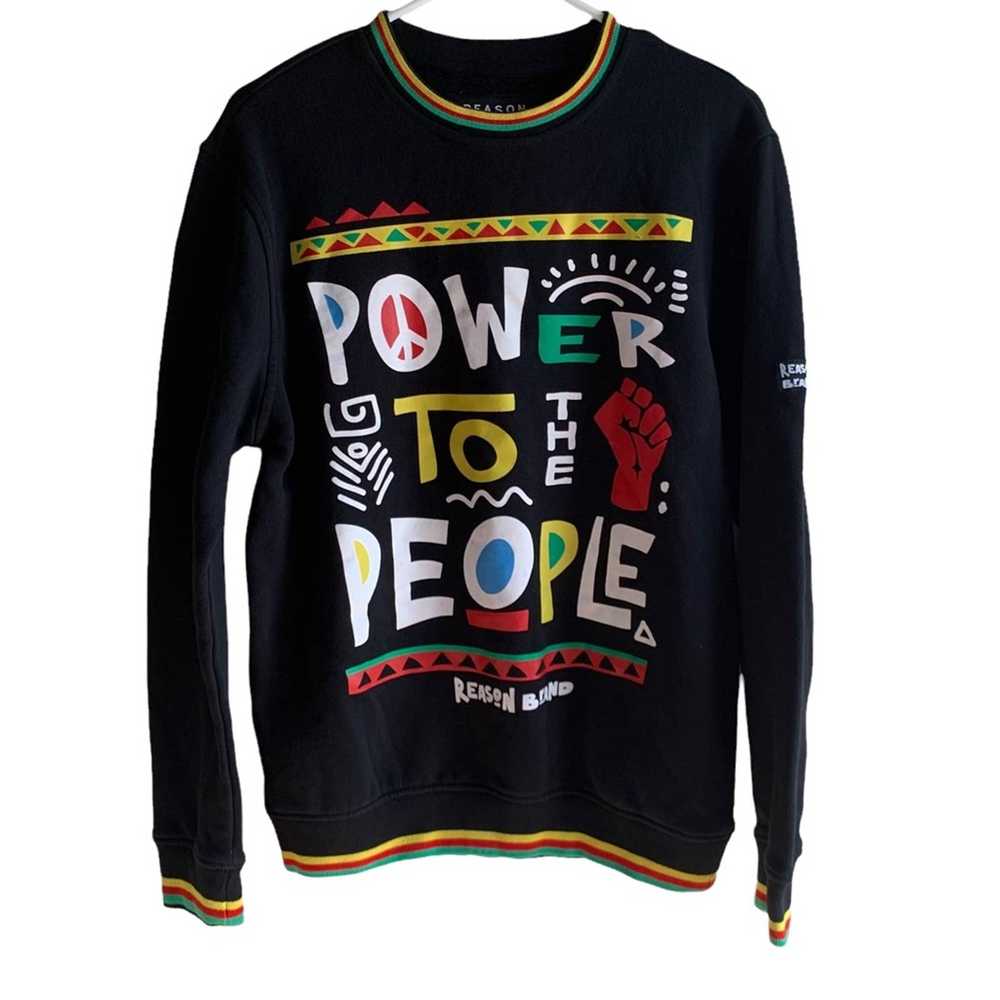 Reason Reason Power To The People Sweatshirt Size… - image 1