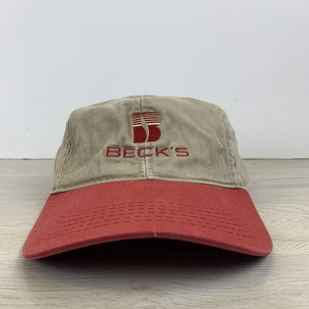 Other Becks Snapback Hat Beck Seed Brown Hat Adul… - image 2