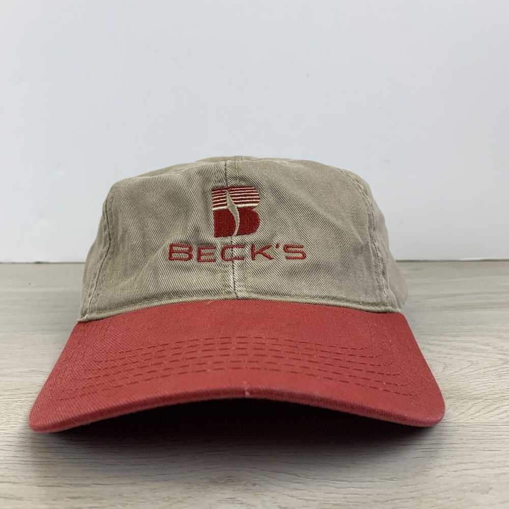 Other Becks Snapback Hat Beck Seed Brown Hat Adul… - image 3