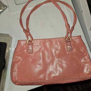 VINTAGE | Sigrid Olsen pink leather handbag