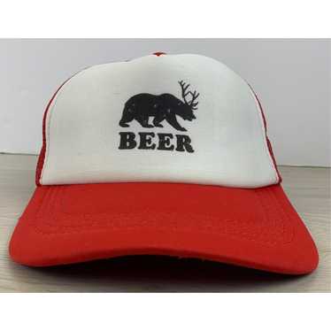 Other Beer Hat Beer Hunting Red Snapback Hat Adul… - image 1