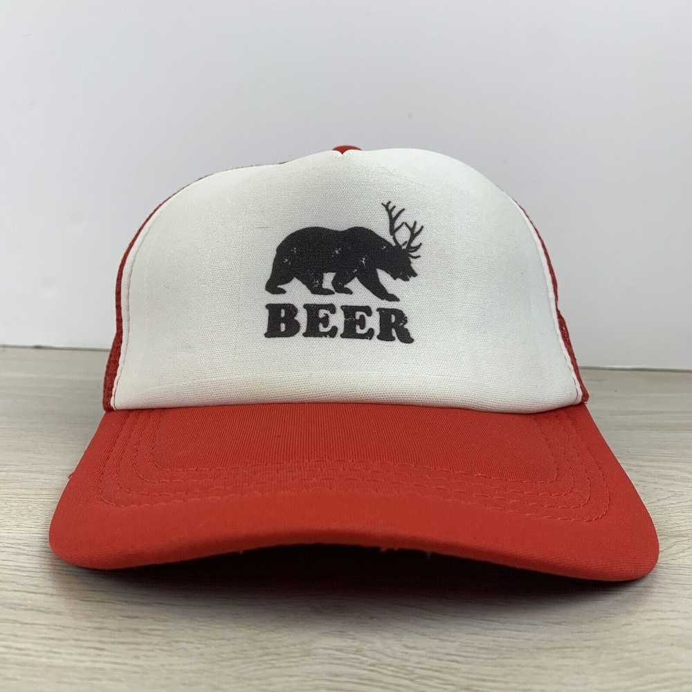 Other Beer Hat Beer Hunting Red Snapback Hat Adul… - image 2