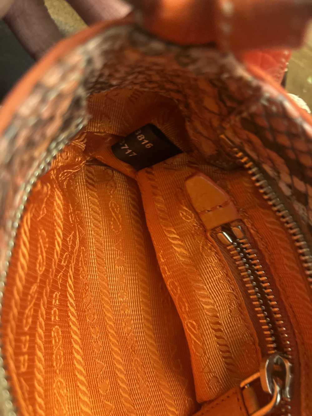 Prada Prada orange buckle bag - image 3