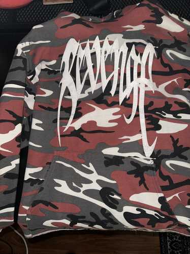 Revenge Revenge “burn” camo hoodie - image 1