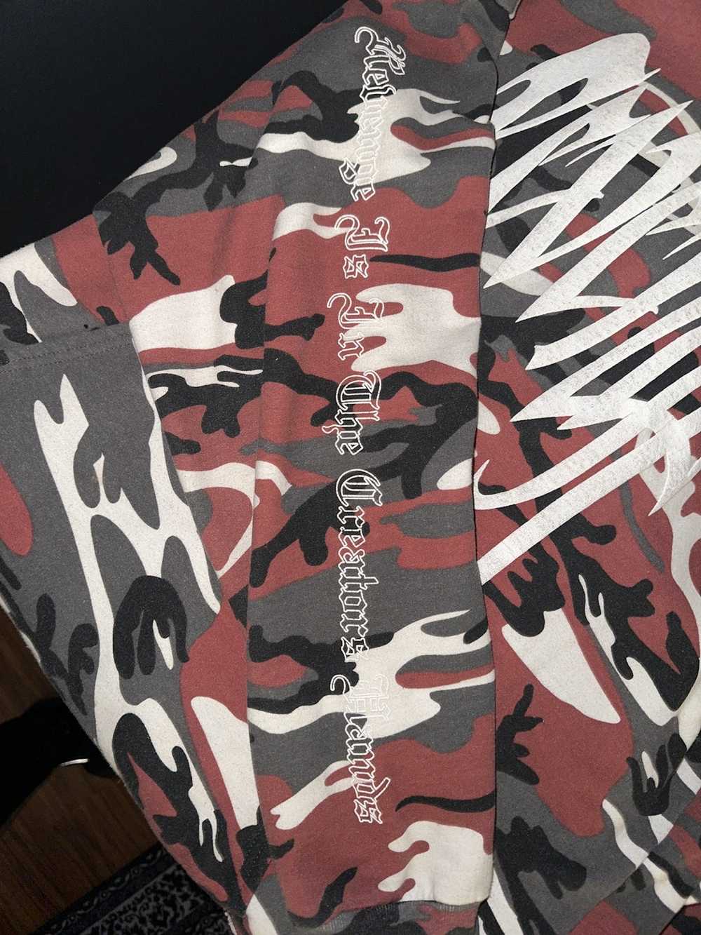 Revenge Revenge “burn” camo hoodie - image 2