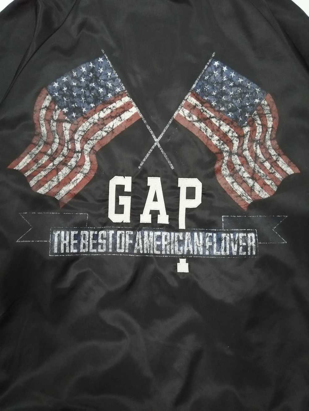 Gap × Vintage Vintage Gap American Flag Coach Jac… - image 4