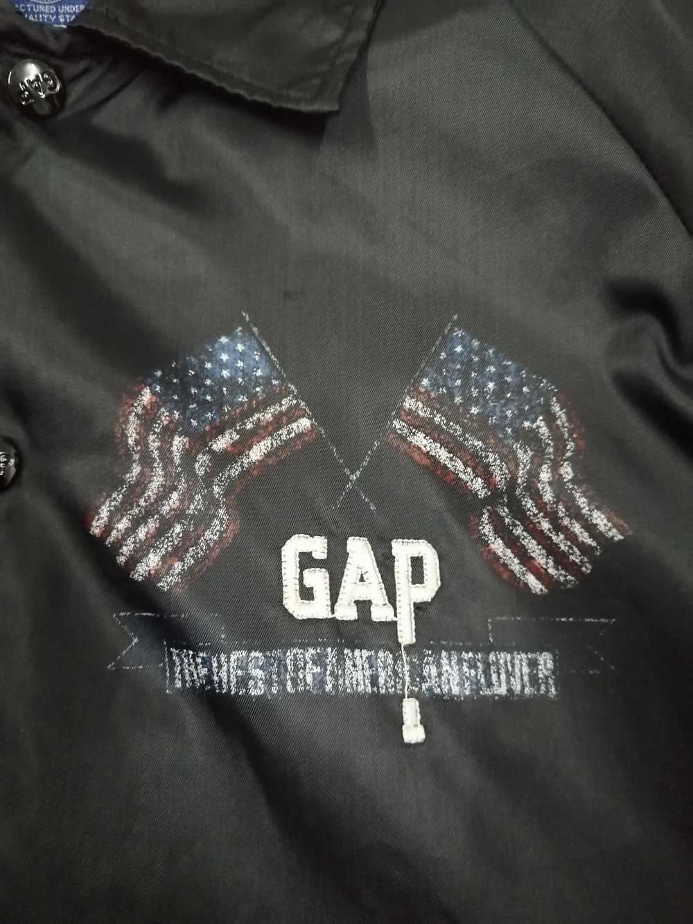 Gap × Vintage Vintage Gap American Flag Coach Jac… - image 5