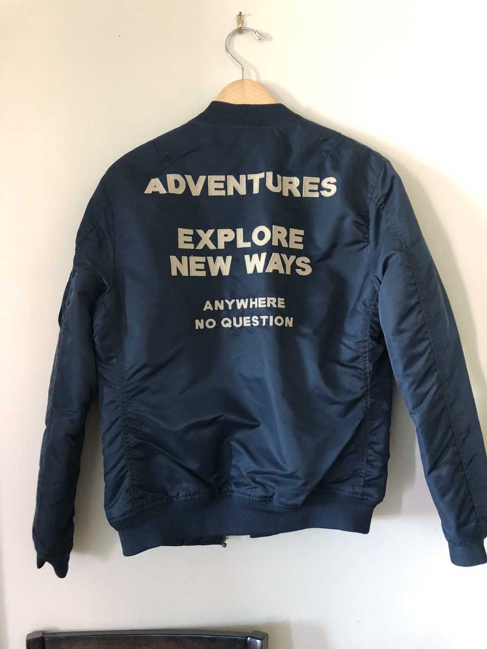 Zara Zara Flight/ Bomber Jacket in Navy Size Small - image 3