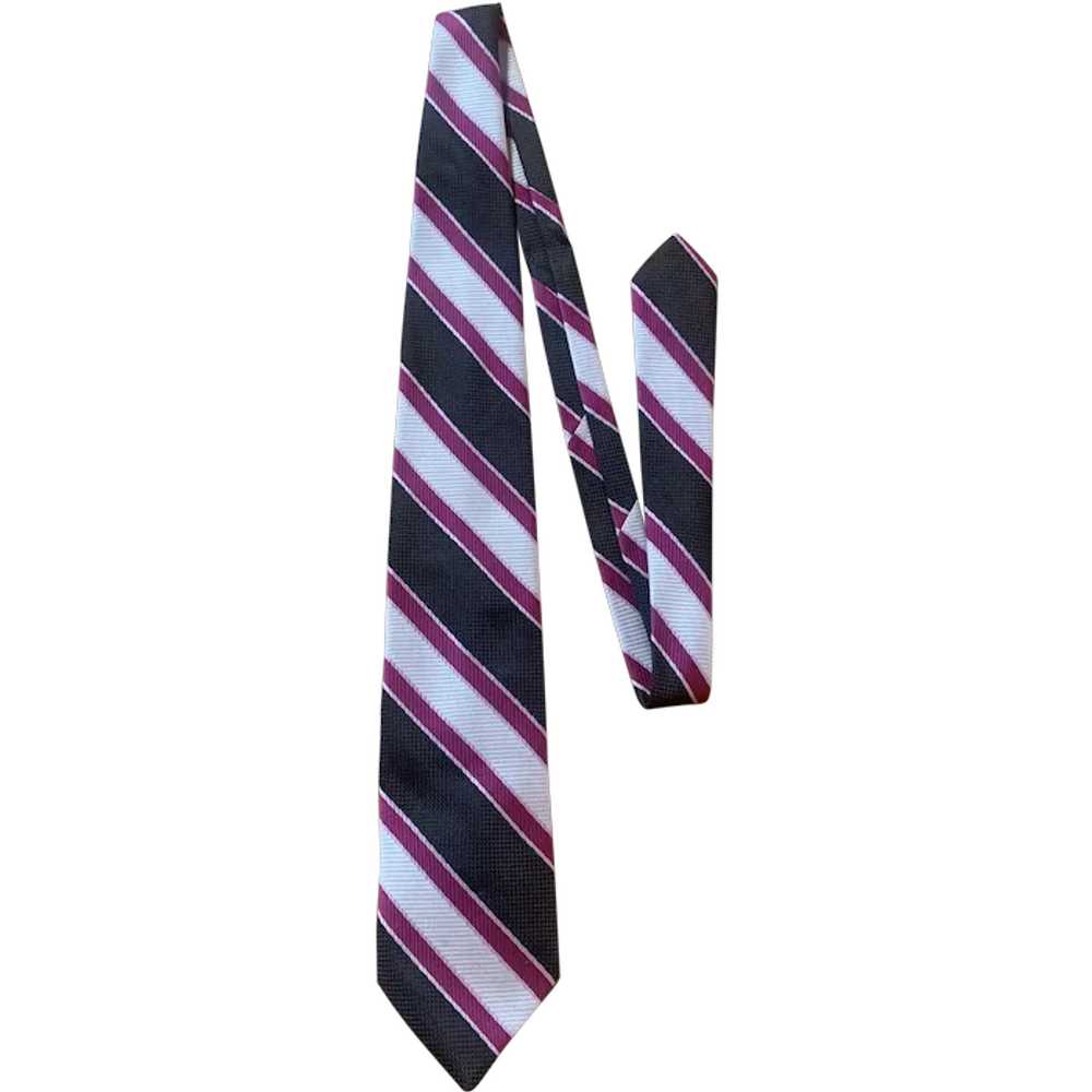 1970's Imported Polyester Tie Made in France - image 1