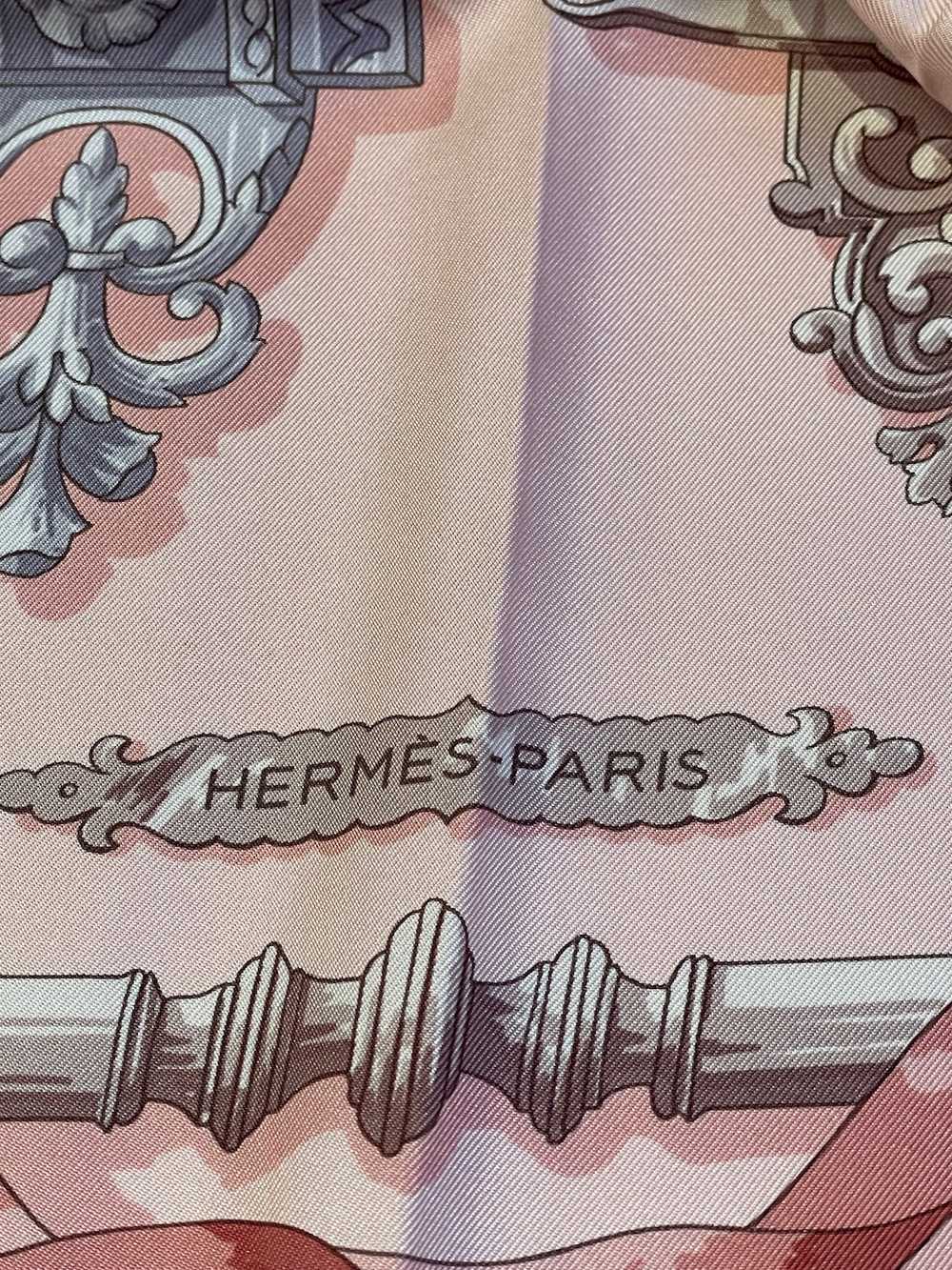 HERMÈS Vintage Silk Scarf Ferronnerie By Caty Lat… - image 2