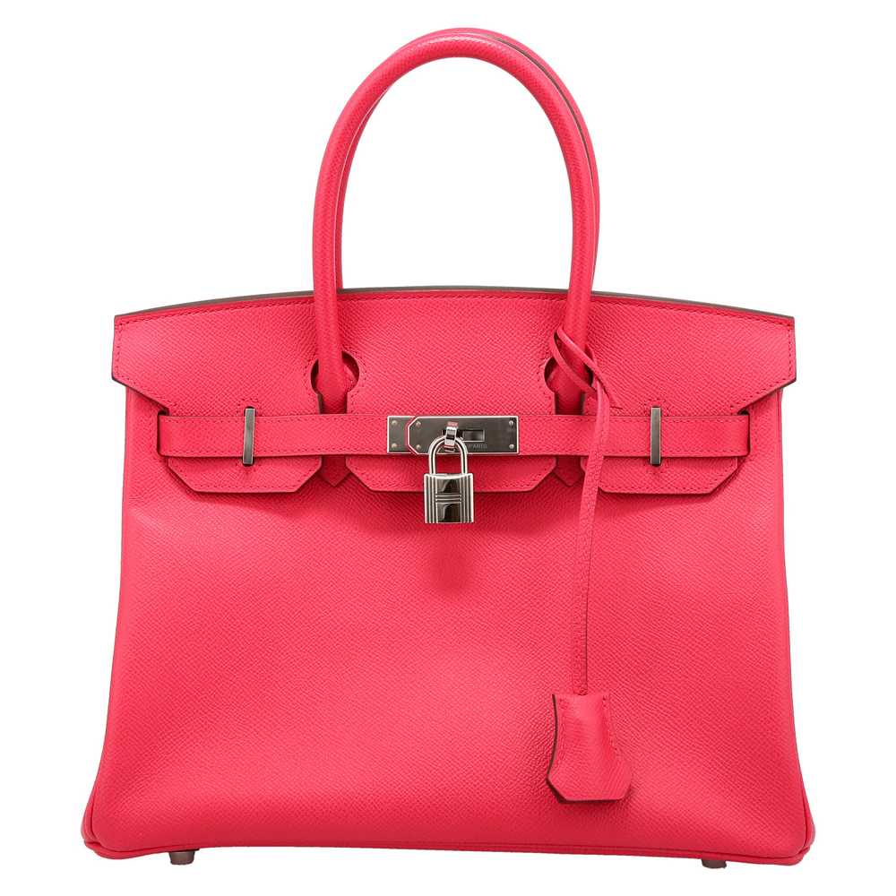 Hermès Birkin 30 cm handbag in Rose Extrême epsom… - image 3