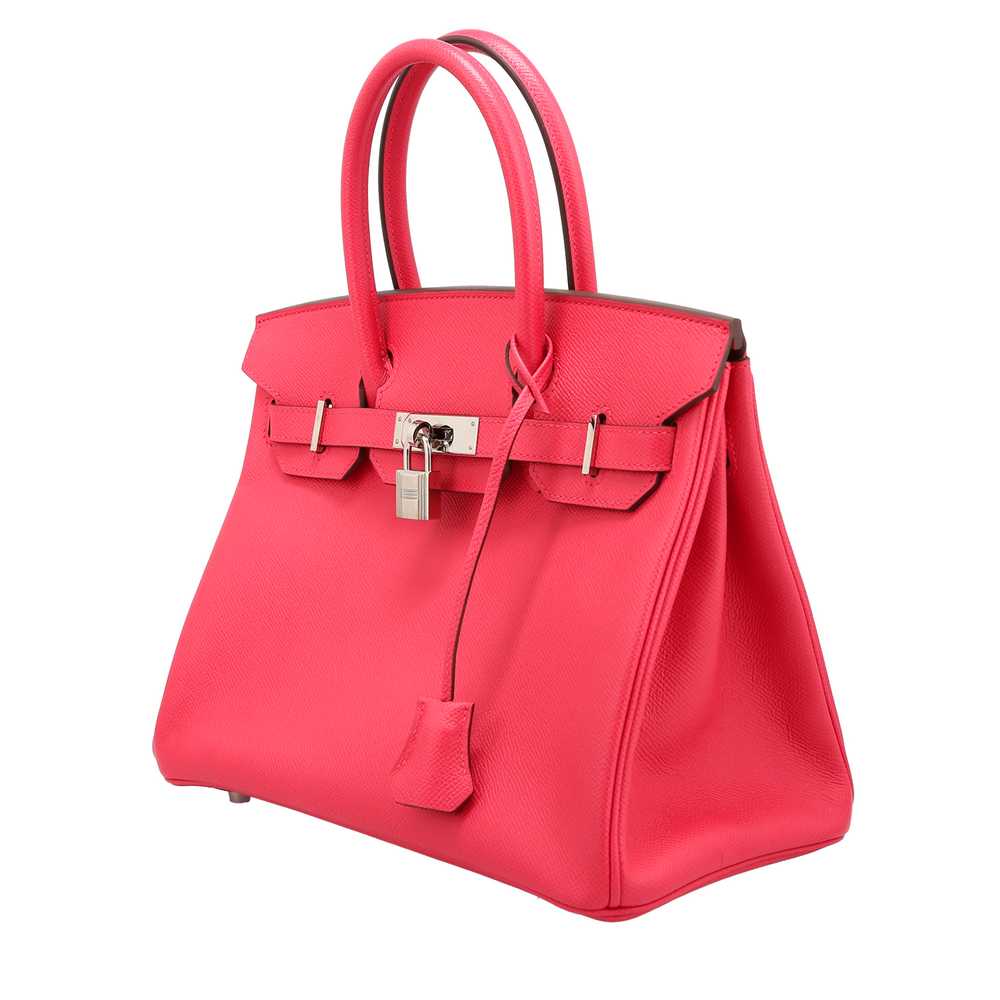 Hermès Birkin 30 cm handbag in Rose Extrême epsom… - image 4