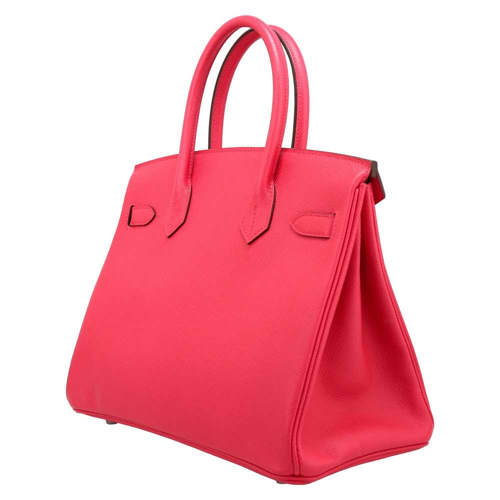 Hermès Birkin 30 cm handbag in Rose Extrême epsom… - image 6