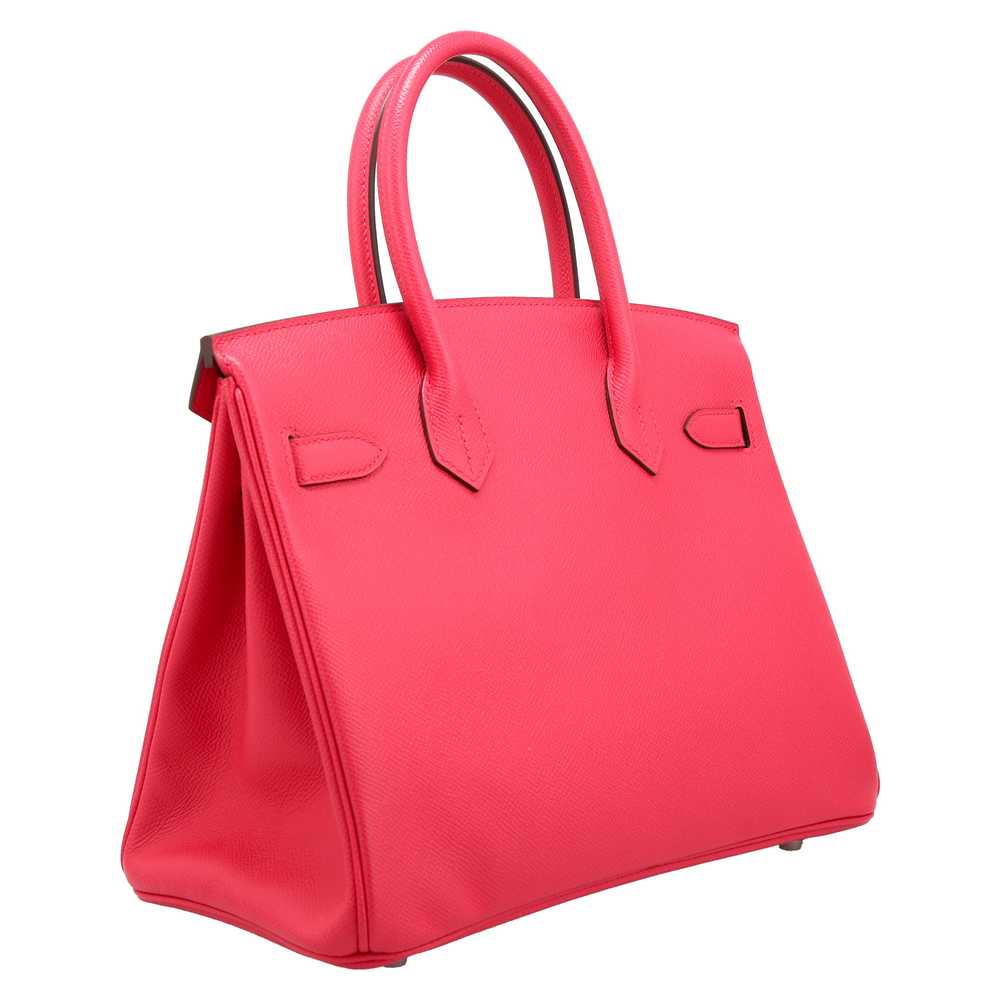 Hermès Birkin 30 cm handbag in Rose Extrême epsom… - image 7