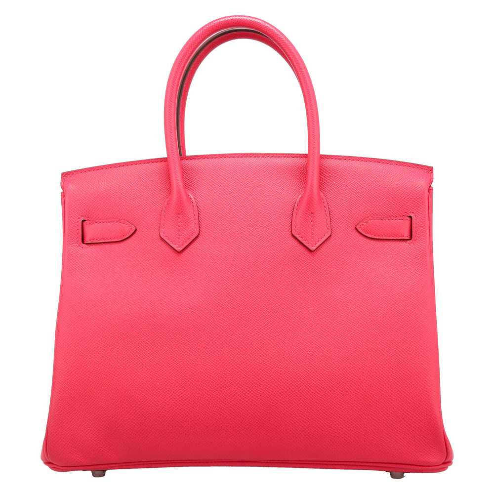 Hermès Birkin 30 cm handbag in Rose Extrême epsom… - image 8