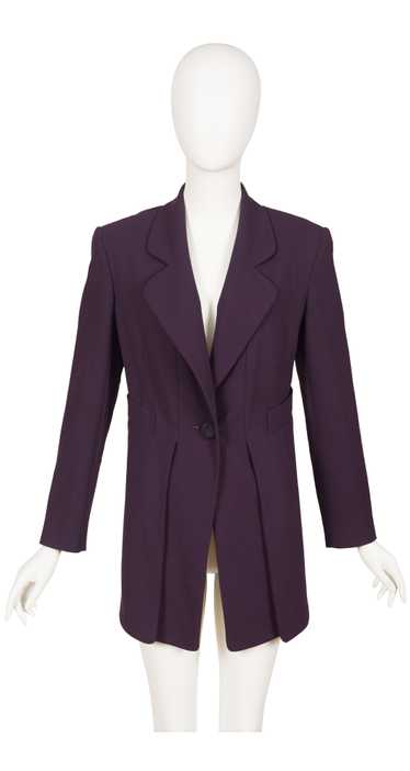 Gianfranco Ferré 1993-94 F/W Runway Plum Wool Pane