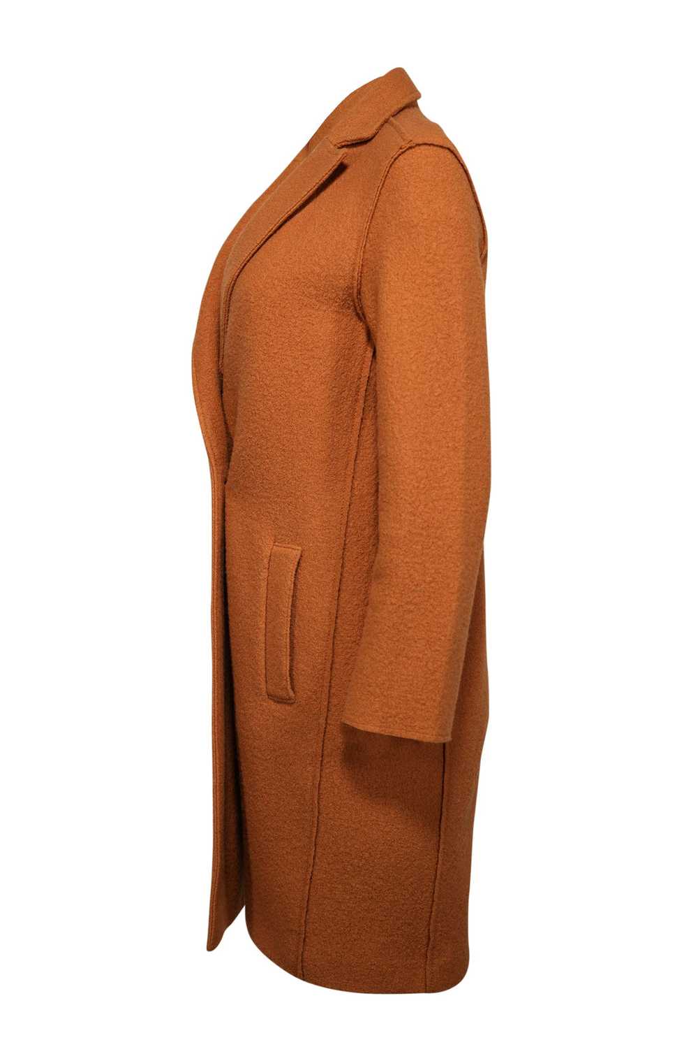 J.Crew - Mustard Yellow Italian Boiled Wool Coat … - image 2