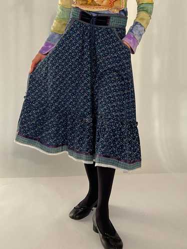 Vintage Gunne Sax Lace Front Skirt