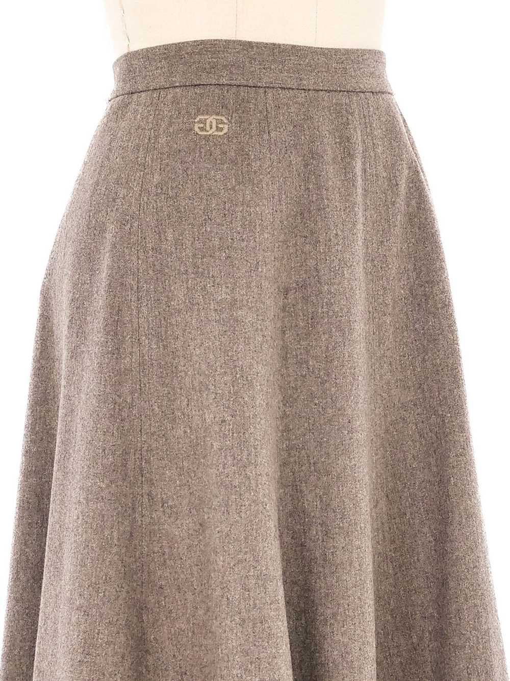 1970s Givenchy Wool Skirt - image 2