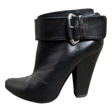 Pura Lopez Leather ankle boots - image 1