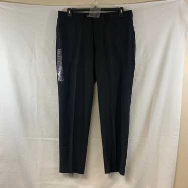 Haggar H26 Men's Premium Stretch Classic Fit Dress Pants - Black 42x32