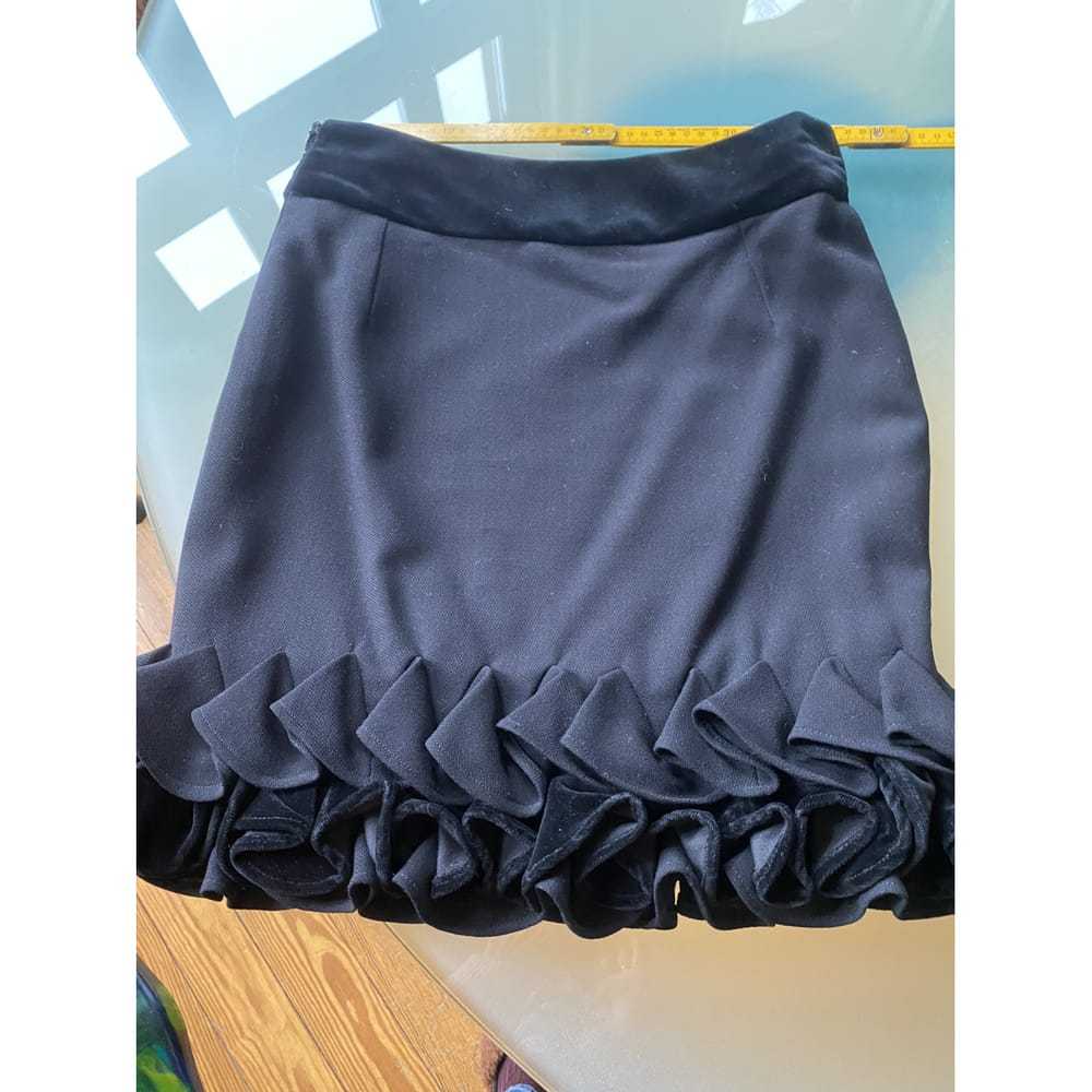 Versace Wool mini skirt - image 5